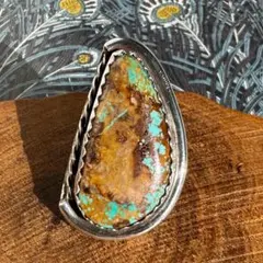 90年代　ヴィンテージ 　インディアンジュエリー　ターコイズ 　シルバーリング