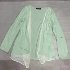 セシルマクビー　ミントグリーン カーディガン 長袖