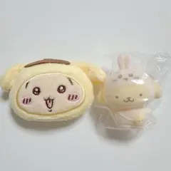 ちいかわ サンリオ フロッキーマスコット ヘアクリップ ポムポムプリン うさぎ