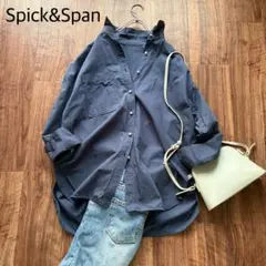 spick&spanスピックアンドスパン ラミー100% 長袖シャツロングテール 