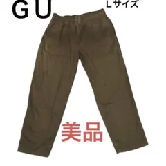 GU イージーパンツ オリーブ　ジーユー Ｌサイズ　339518
