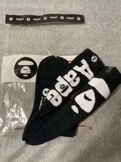 A BATHING APE ロゴソックス 新品！