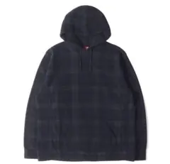 Supreme シュプリーム タータンチェック フリースパーカー L