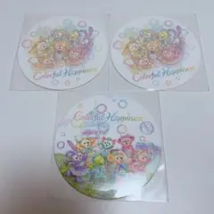 東京ディズニーシー ダッフィーアンドフレンズ コースター 20周年 3枚