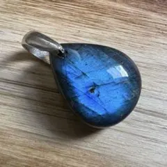 SAマダガスカル産 ブルーラブラドライト シルバー925 ペンダント