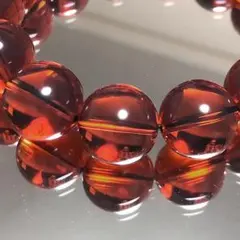 【天然琥珀】コニャックアンバー 12mm ブレスレットamb12001co