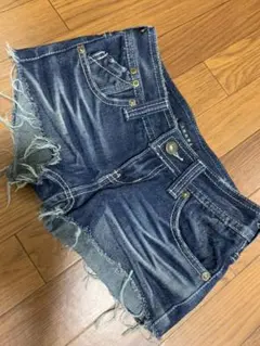 INGNI イング デニム ショートパンツ ダメージ加工