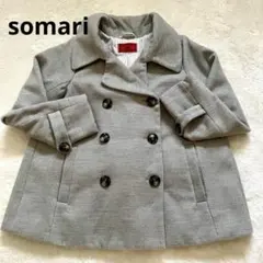 somariグレー コート ジャケットゆったりサイズ
