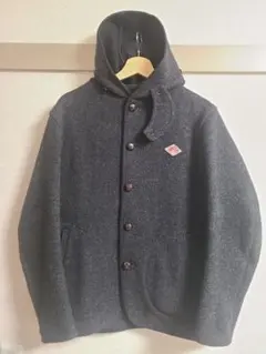 【美品】DANTON ウールモッサシングルフードジャケット Lサイズ