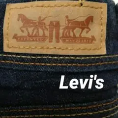 美品✨Levi's【６】デニムショートパンツ　ダークブルー　コットン　春夏