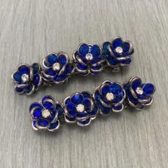 フラワービジューデザイン　ミニバレッタセット　昭和レトロ