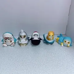 モフサンド サメにゃん マスコットフィギュアセット
