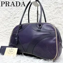 希少色 PRADA アーカイブ オールレザー ボーリングバッグ パンチング 2026年最新】プラダ ボーリングの人気アイテム - メルカリ