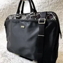 ✨美品✨ バーバリー ブラックレーベル ビジネスバッグ 2way ノバチェック
