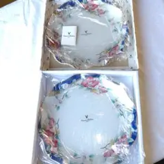 Giovanni Valentino 花柄大皿 2枚セット