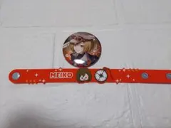 プロセカ　MEIKO　キャラクターラバーバンド　缶バッチ