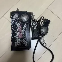 DEGNER デグナー 花山 京桜 刺繍 本革 レザーメディスンバッグ - メルカリ