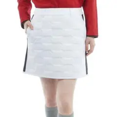 【新品タグ付き】トミーヒルフィガーゴルフ 中綿ロゴキルトパデットスカート M