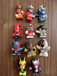 戦隊 仮面ライダー ミニフィギュア11体セット