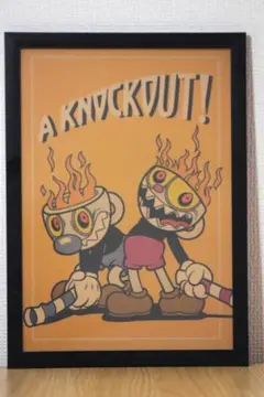 Cuphead　カップヘッド　ポスター　額付き
