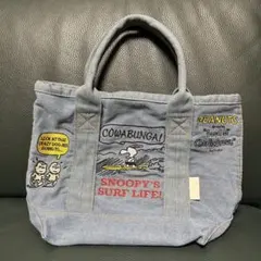 ROOTOTE SNOOPY スヌーピー デニム ミニトートバッグ