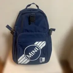 MINI クーパー　バックパックリュック ネイビー ストライプ