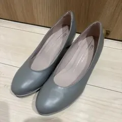 ecco グレー本革パンプス　36 新品未使用品　箱なし