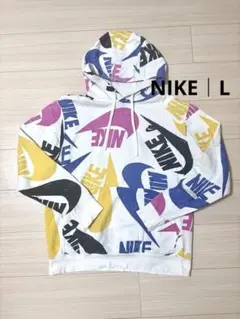 NIKE メンズ パーカー フローラル 花柄 マルチカラー Mサイズ 美品