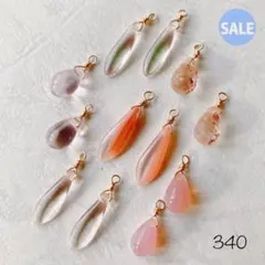 340チェコドロップビーズ　ダガー　sale!!!