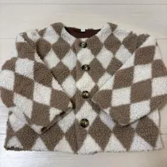 ダイヤモンドパターン アウター 120サイズ