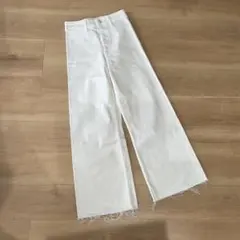 Zara パンツ ホワイト