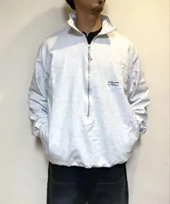 トレーナー スウェット CAHLUMN/カウラム ハーフジップ グレー