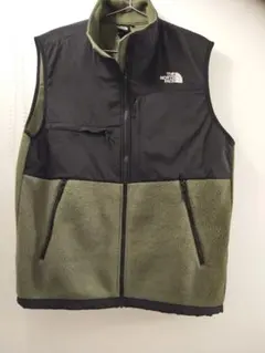 THE NORTH FACE フリースベスト XL オリーブ/ブラック