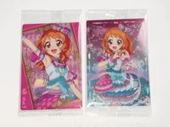 アイカツ!×プリパラ ウエハース カード　大空あかり 箔押し ビジュアルカード