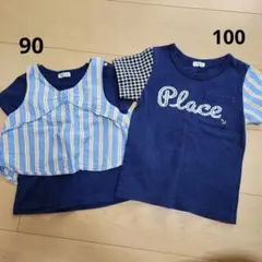 ラグマート　半袖　Tシャツ　兄妹　ペアルック　リンクコーデ 2枚セットのサムネイル