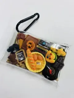 ガチャ詰めポーチ カフェ キーホルダー 大人気チャーム 可愛い オシャレ ケーキ
