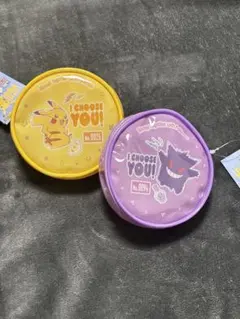ポケットモンスター ミニラウンドポーチ（ピカチュウ＆ゲンガー） 2点セット