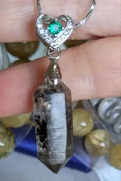 ハーキマダイヤモンドネックレストップ