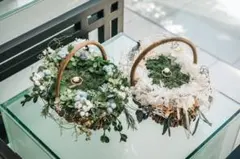 リングピロー バスケット型　2個セット