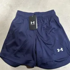 Under Armour ネイビー バスケットボールショーツ YS ジュニア