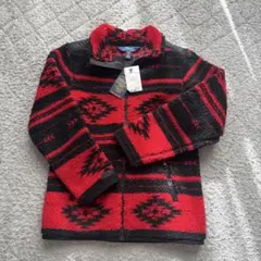 Polo Ralph Lauren フリースジャケット S 赤/黒