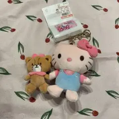しまむら　キティ　ぬいぐるみチャームセット しまむら✖️ 𝙃𝙚𝙡𝙡𝙤 𝙆𝙞𝙩𝙩𝙮 ] しまむらから可愛い