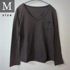 【フォロー割5%オフ❗️】AFRICA TARO　Tシャツ　Vネック　長袖