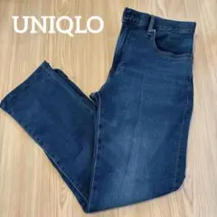 【匿名配送】M UNIQLO ヒートテックデニムパンツ メンズスリム ジーンズ