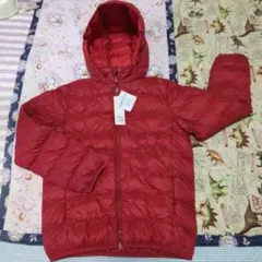 レッド 中綿コート サイズ160