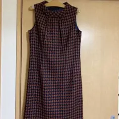 ローラアシュレイ　LAURA ASHLEY ツイード　ワンピース