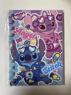スティッチ　Happyくじ　スティッチ&エンジェル　シール帳