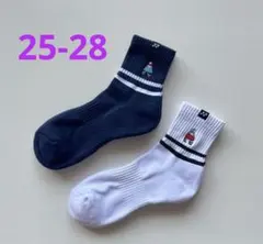 新品 YONEX ヨネックス　刺繍口ゴ　スポーツ　ソックス　2点 25-28cm