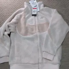 【激レア】ナイキ ビッグスウッシュ リバーシブルボアジャケット ピンク L