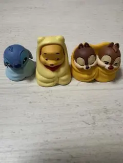 ディズニーキャラクター くるまりスタイル スティッチ プーさん チップとデール